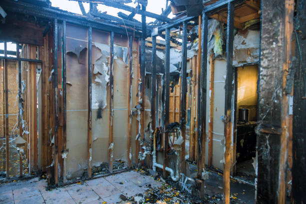 Professional Fire Damage Removal technician working in Fort Lee, VA